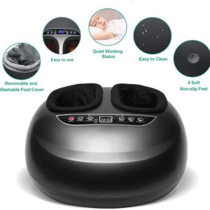 electric foot massagers with heated, soothing deep kneading therapy for foot wellness