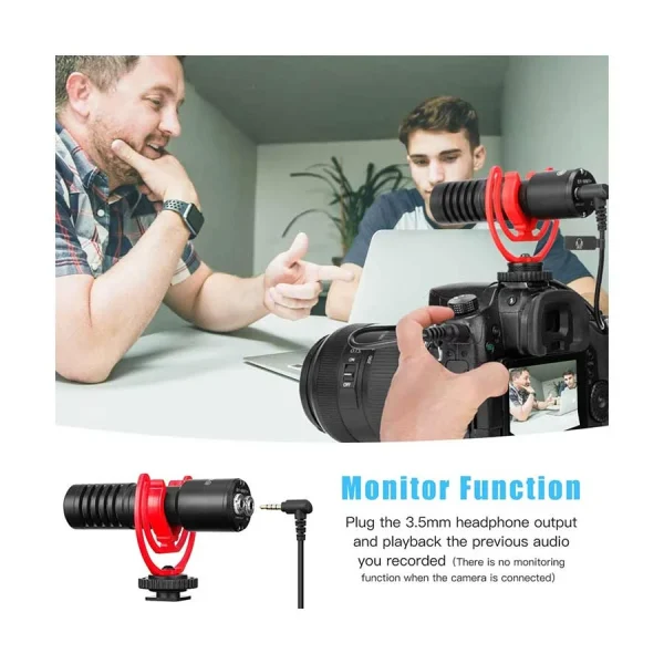 boya by mm1+ mini shotgun microphone
