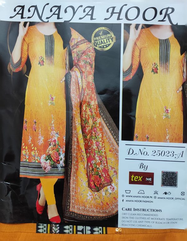 anaya hoor rigging digital printed cotton 3 piece