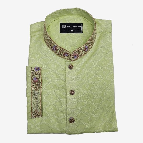 indian cotton gorgeous karchupi panjabi