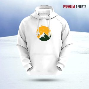 "hilltake sun" islamic hoodie (white)