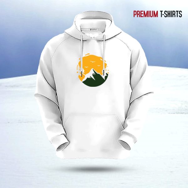 "hilltake sun" islamic hoodie (white)