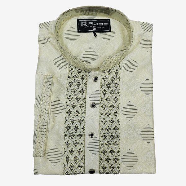 indian cotton gorgeous karchupi panjabi
