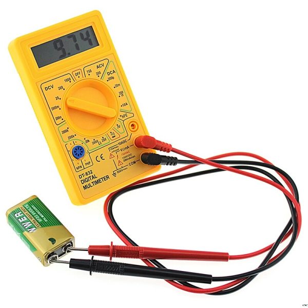 professional dt830 digital multimeter lcd dc voltmeter ammeter ohm tester