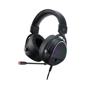 rapoo vh650 virtual 7.1 channel rgb gaming headset – black