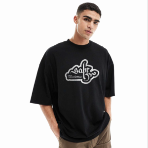 men's stylish drop shoulder (black)