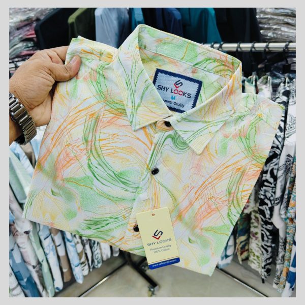 premium pop corn half sleeve shirt for men's