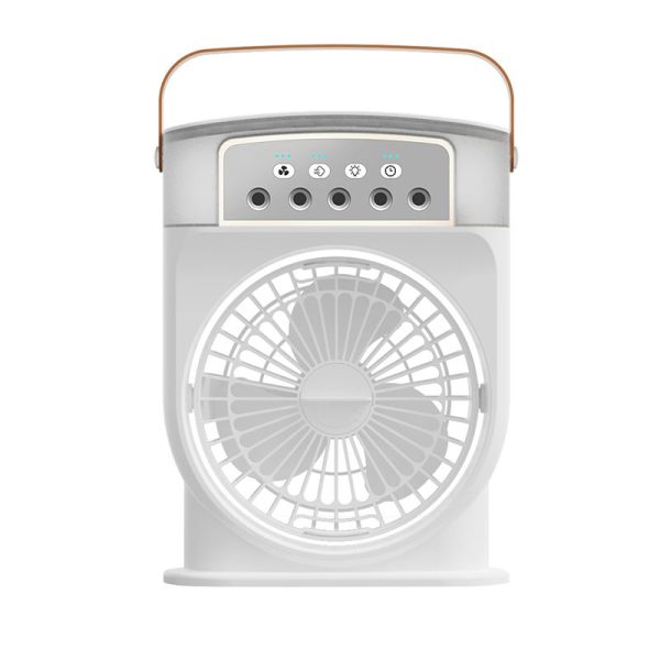3 in 1 air cooling usb fan with led night light water fan