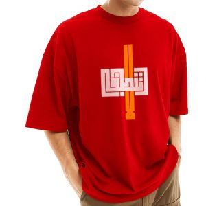 men's stylish drop shoulder (red)