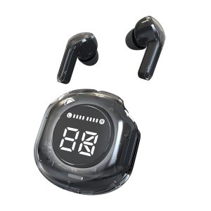 ultrapods pro true wireless earbuds with display transparent design, bluetooth 5.3