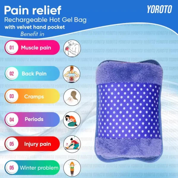 electric hot water bag pain remover multicolour hot water bag