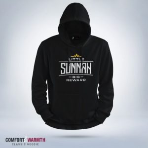 “little sunnah big reward” islamic hoodie (black)