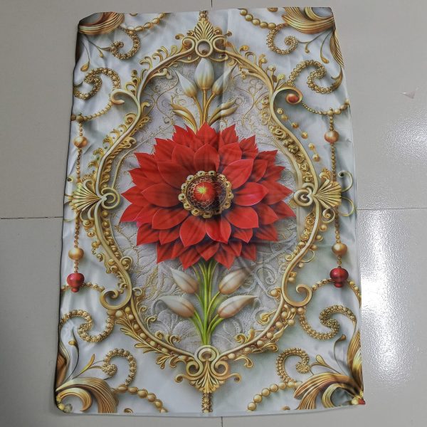china premium 3d design bed sheet