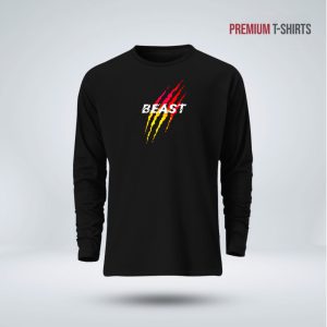 men's full sleeve (beast) t shirt