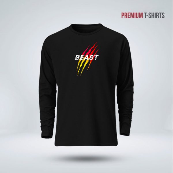 men's full sleeve (beast) t shirt