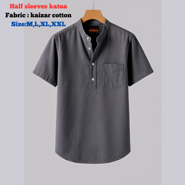 combo kaizar cotton half sleeves katua for men's