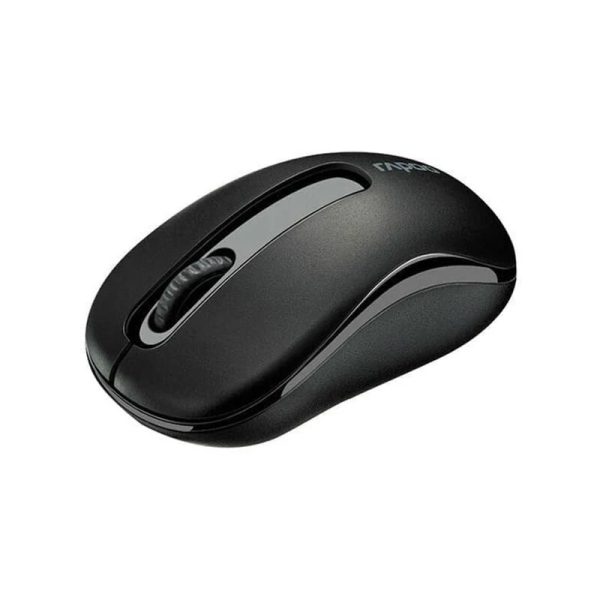 rapoo m216 wireless optical mouse – black (global version)