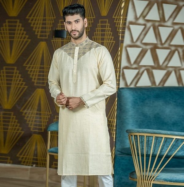 indian exclusive embroidery panjabi