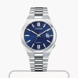 citizen tsuyosa men's blue dial watch