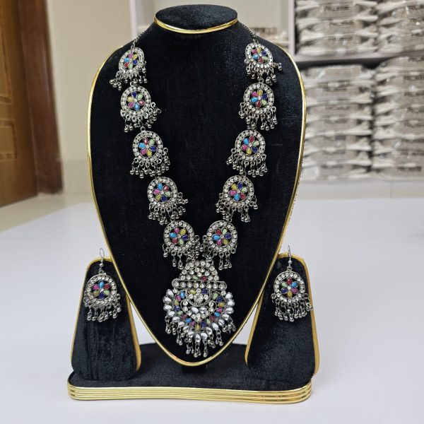 necklace set with earrings for women