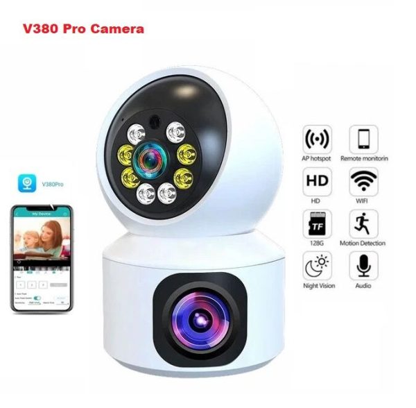 v380 pro dual lans wifi camera 1080p