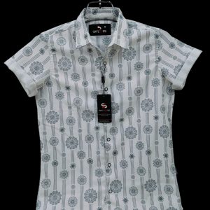 luxury popcorn half sleeve print shirt shy looks