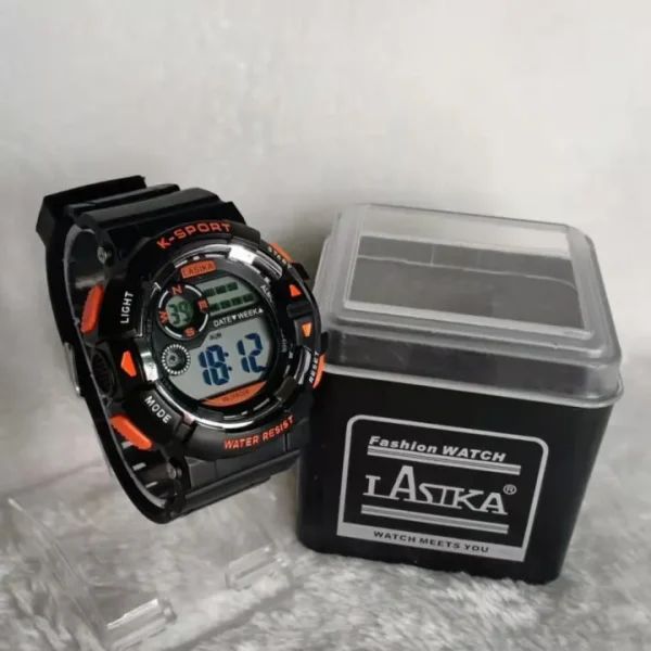 lasika w h9006 water resistance/ waterproof silicon digital watch for men