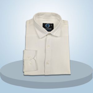 premium china micro stig shirt (formal / casual) (white)