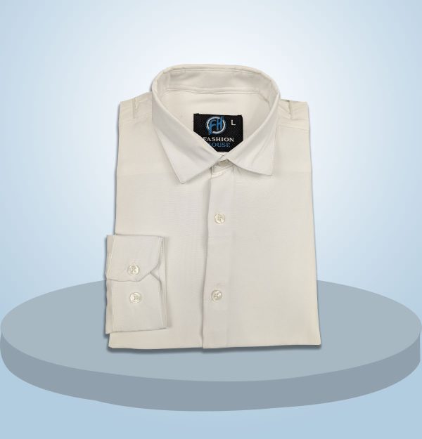 premium china micro stig shirt (formal / casual) (white)