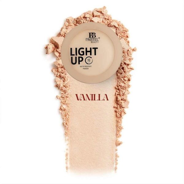pastel beauty light up water resistant powder. (vanila)
