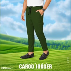 men's athentic stylish cargo joggers pant