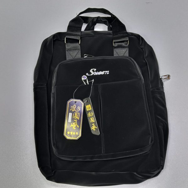 new leisure nylon ladies china bagpack (black)