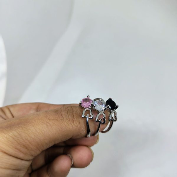 heart knot adjustable ring