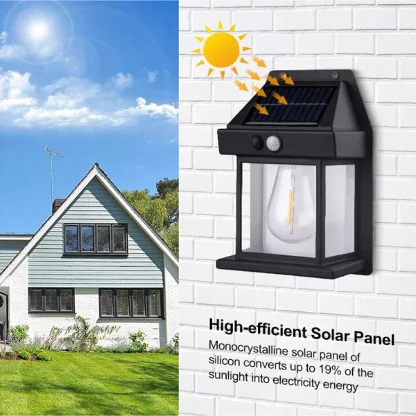 outdoor solar wall lamp wall light villa lighting night light