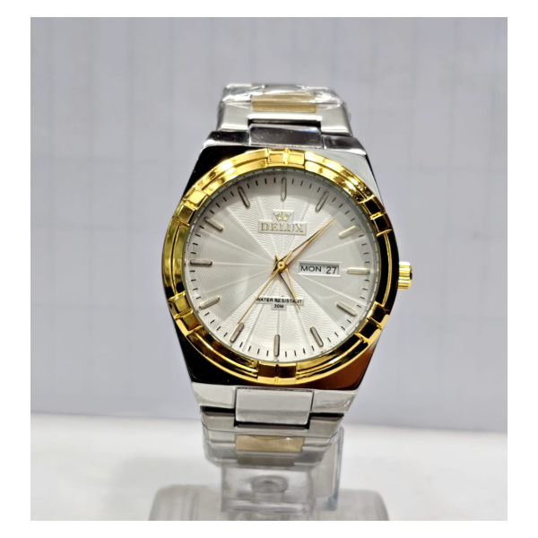 delux stainless steel digital original watch for men –