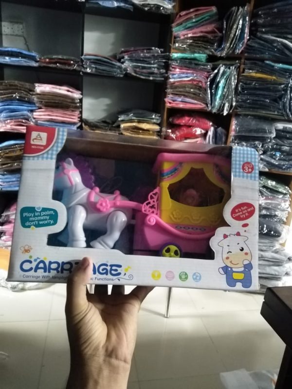 carriage battery operated toy carriage set tomtom horsecar 3