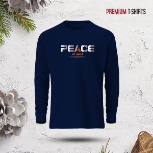 men's full sleeve (peace of mind) t shirt