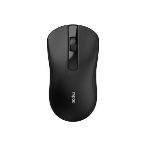 rapoo b20 silent wireless optical mouse – black