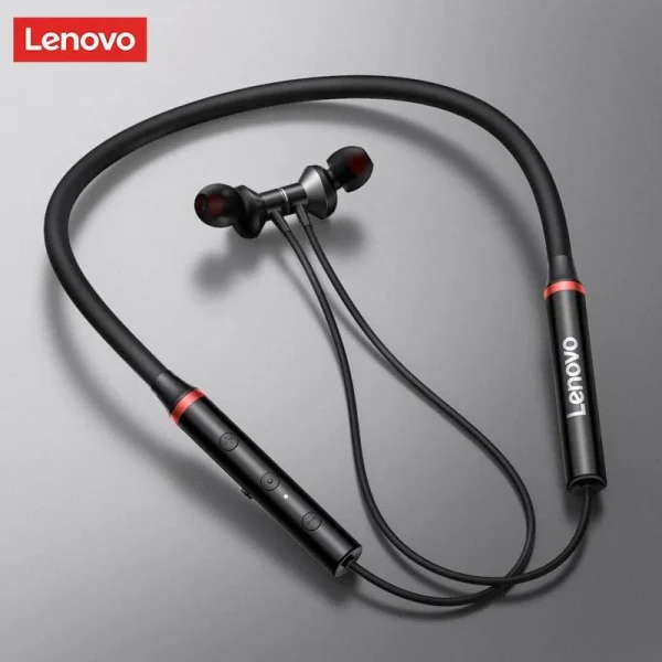 lenovo he05 neckband wireless hanging headset