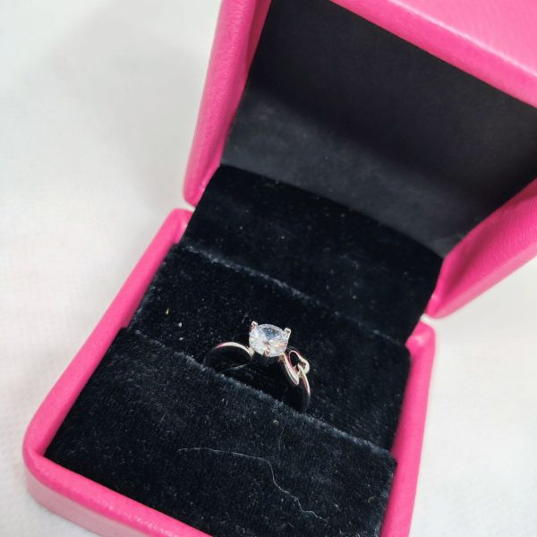 heart knot adjustable ring
