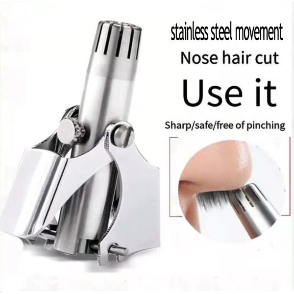 support cod manual nose & ear hair trimmer stainless steel