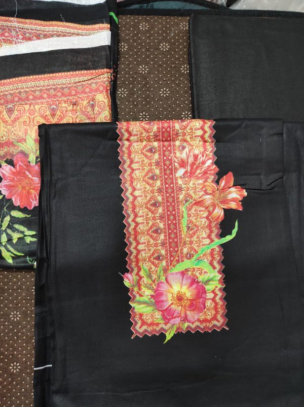 malhar 100% premium cotton lawn digital printed 3 piece