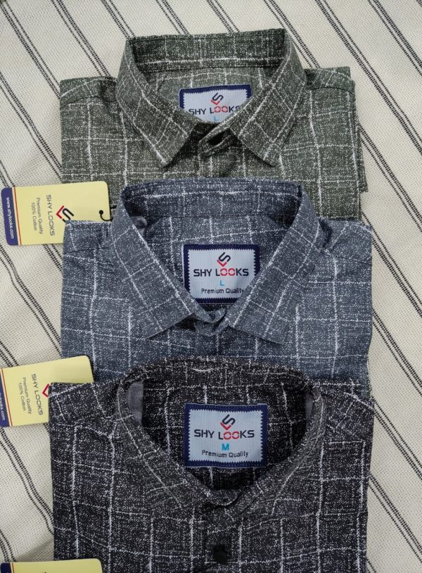 shy looks full sleeve digital print shirt for men