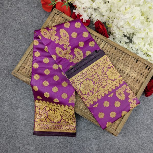 premium silk katan saree (ocean green, sky blue, purple, red, green)