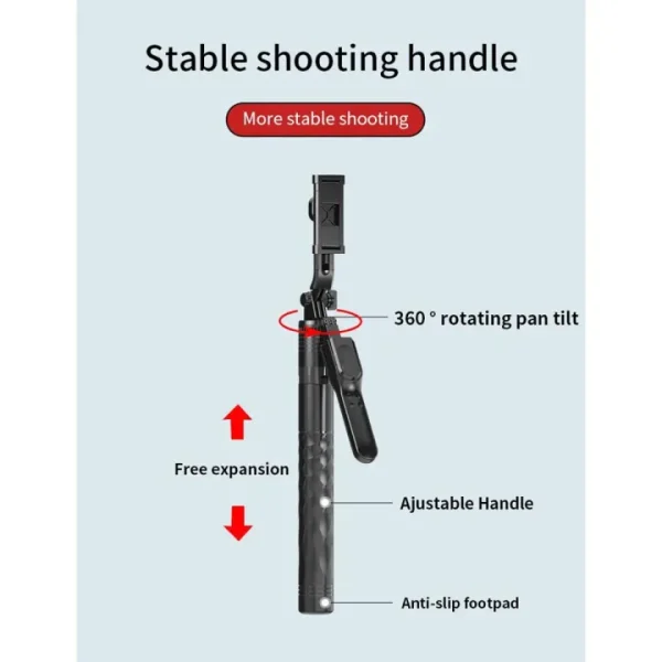 jmary kt 239 1.75m handheld stick stick & tripod 2 in 1 light weight & portable