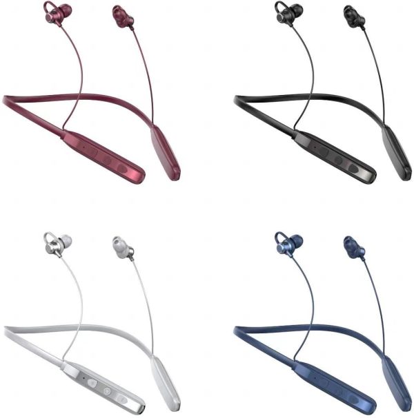 max mx 76 bluetooth hanging neckband headphone
