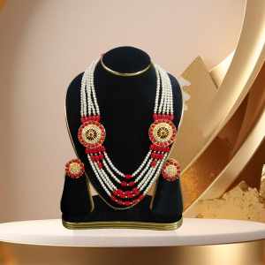 necklace set with earrings for women