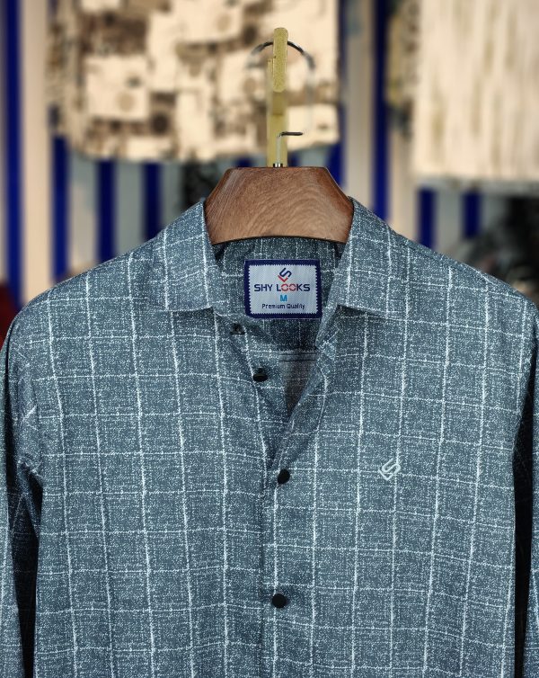 shy looks full sleeve digital print shirt for men