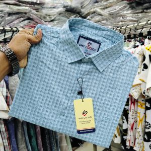 pure cotton full sleeve check shirt for men's