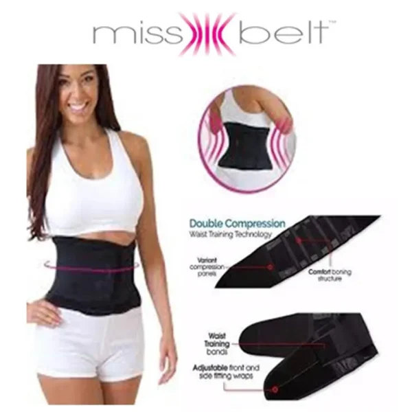 miss belt body shaper for an instant hourglass shape